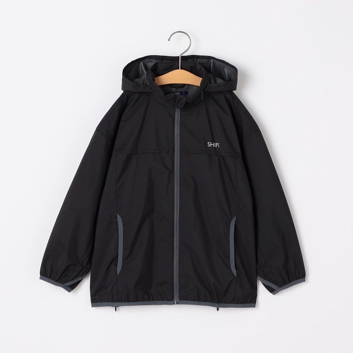 SHIPS KIDS:140～160cm /〈撥水/洗濯機可能〉ジップアップ パーカ 