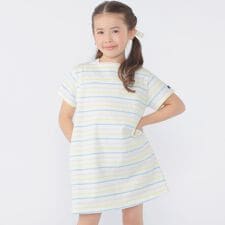 SHIPS KIDS:100～130cm / ボーダー ワンピース