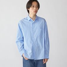 City Ambient Products: ブロード ストライプ チェック シャツ