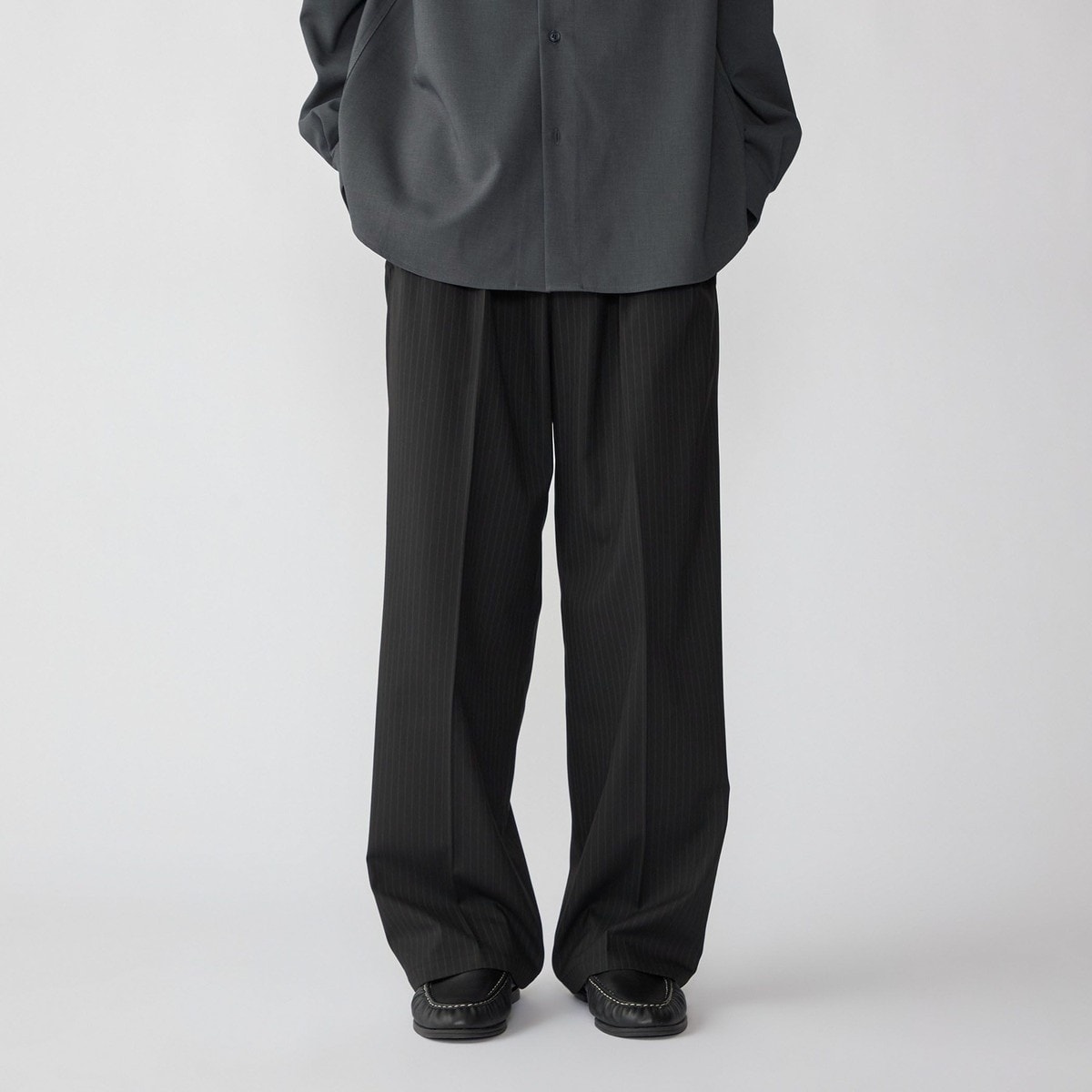 City Ambient Products: ソフト ツイード ライク 2タック ワイド