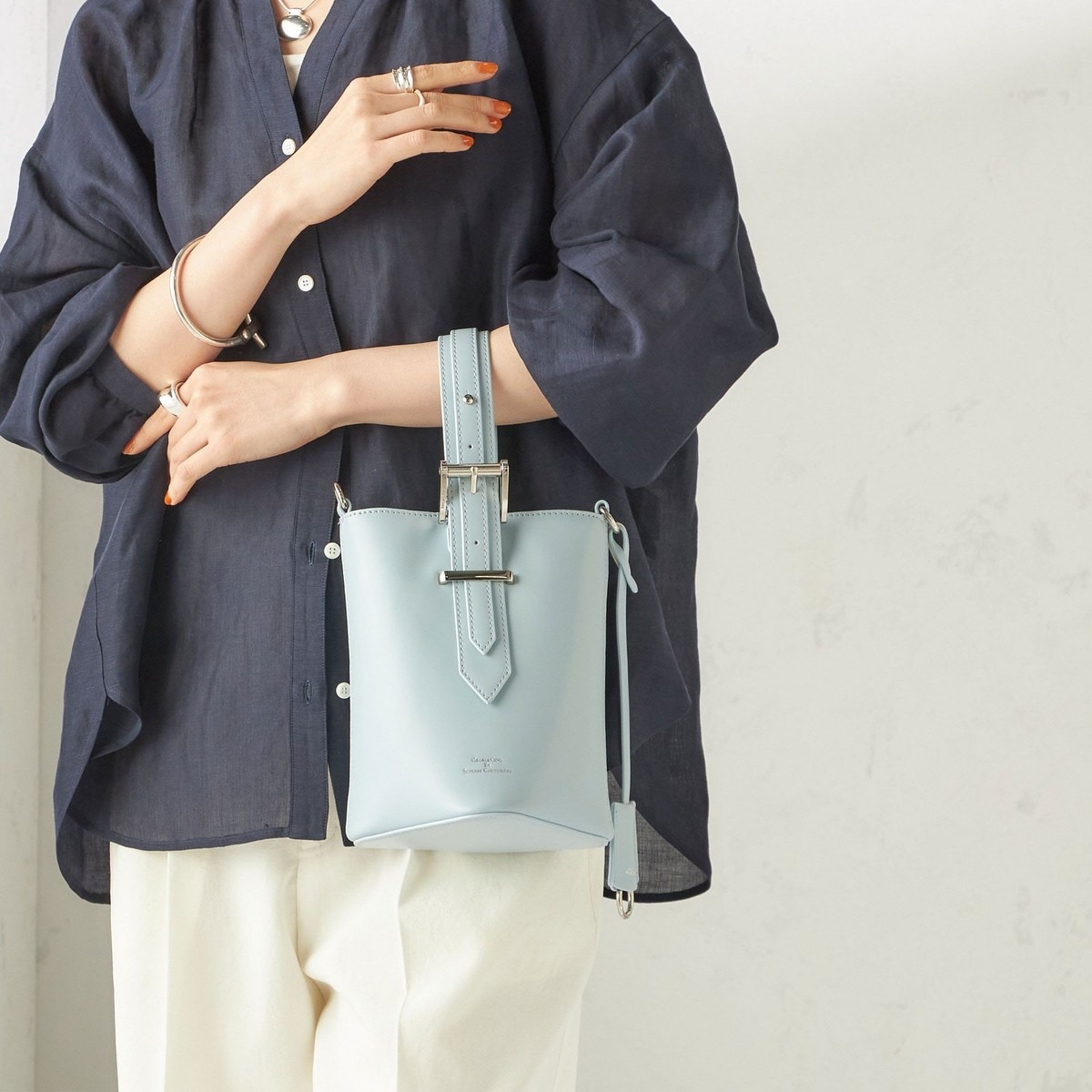 SOL and SELENE/ソル アンド セレーネ】PUFF TOTE BAG：トートバッグ