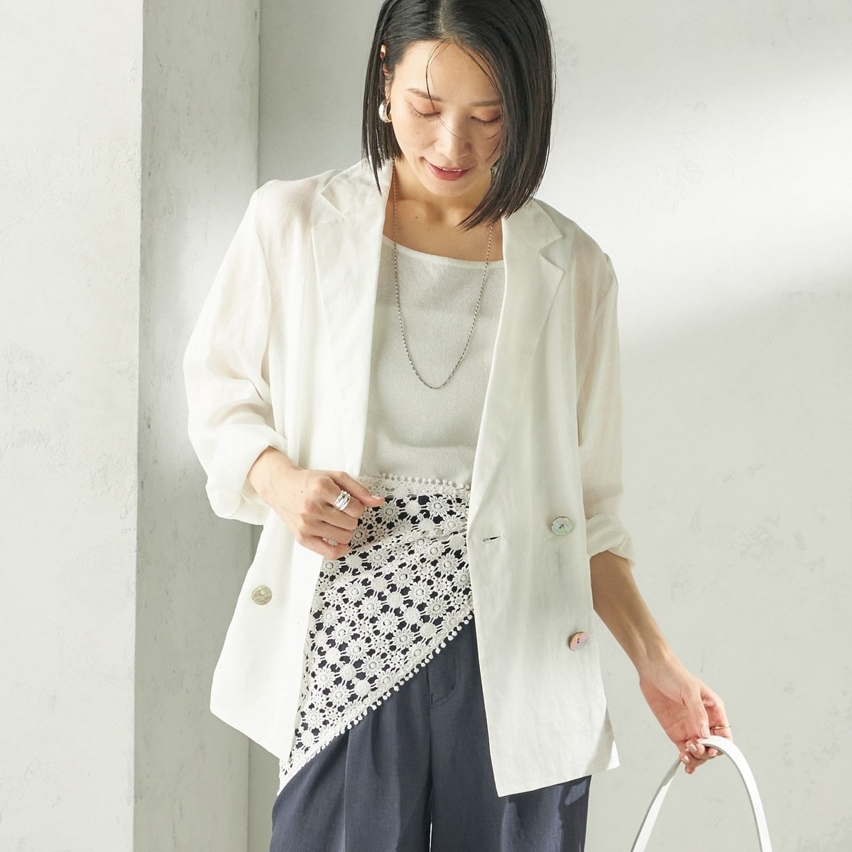 FOUR-RE:ISM 薄手ジャケット2枚セット Lサイズ 手洗い可能〉ラミー 4 ジャケット 26SS | シップス(SHIPS) | マルイ