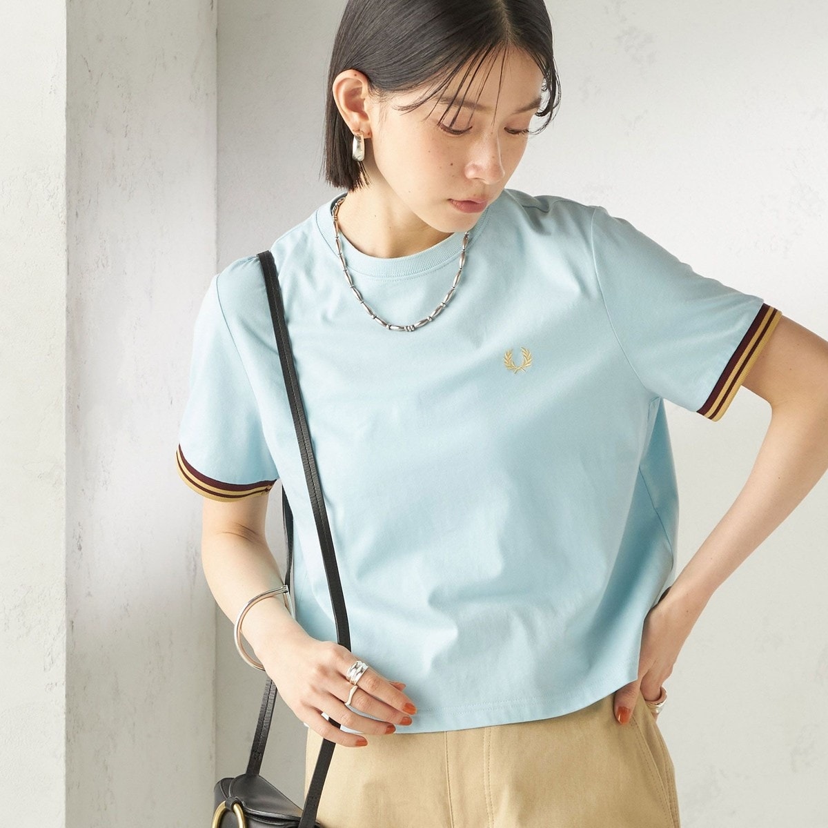 フレッドペリー ベロアドルマントップス フレッドペリーシャツ | FRED