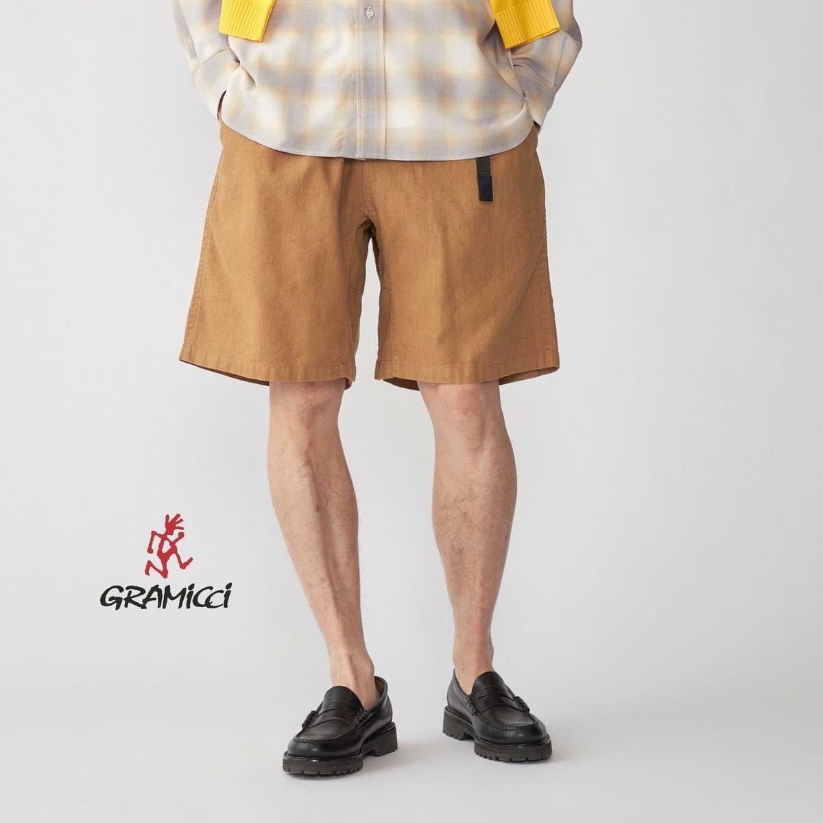 GRAMICCI】 417別注LANATEC グレンチェックストレッチパンツ | 417