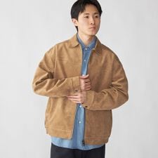 City Ambient Products: フェイクスエード(ポリエステル) ジップ ブルゾン