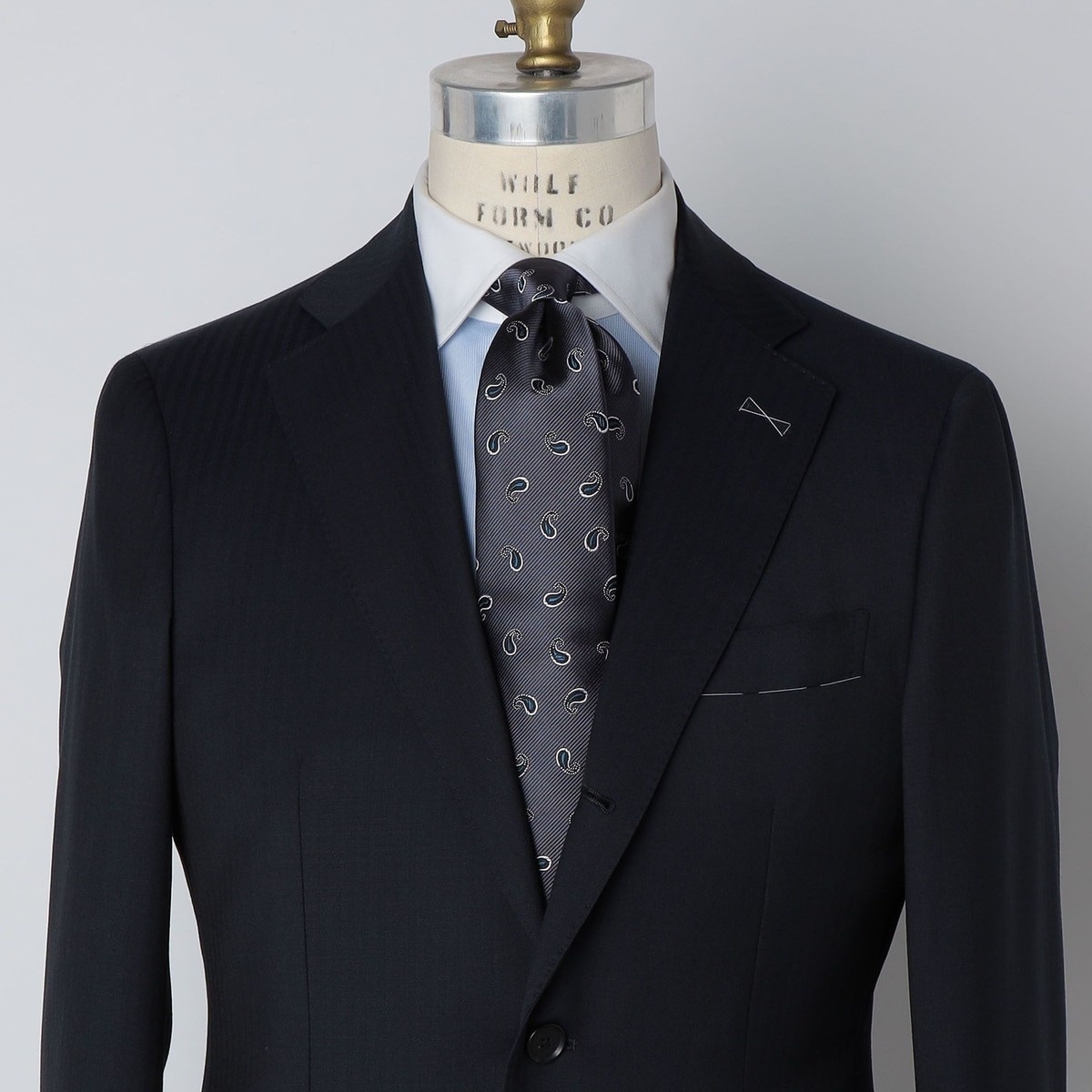 SHIPS: シルク ペイズリー コモン ネクタイ