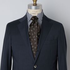 SHIPS: シルク ペイズリー コモン ネクタイ