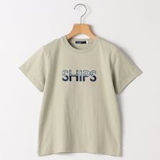 SHIPS KIDS:140～160cm / SHIPS ロゴ 半袖Tシャツ