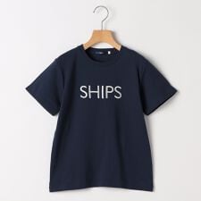 SHIPS KIDS:140～160cm / SHIPS ロゴ 半袖Tシャツ