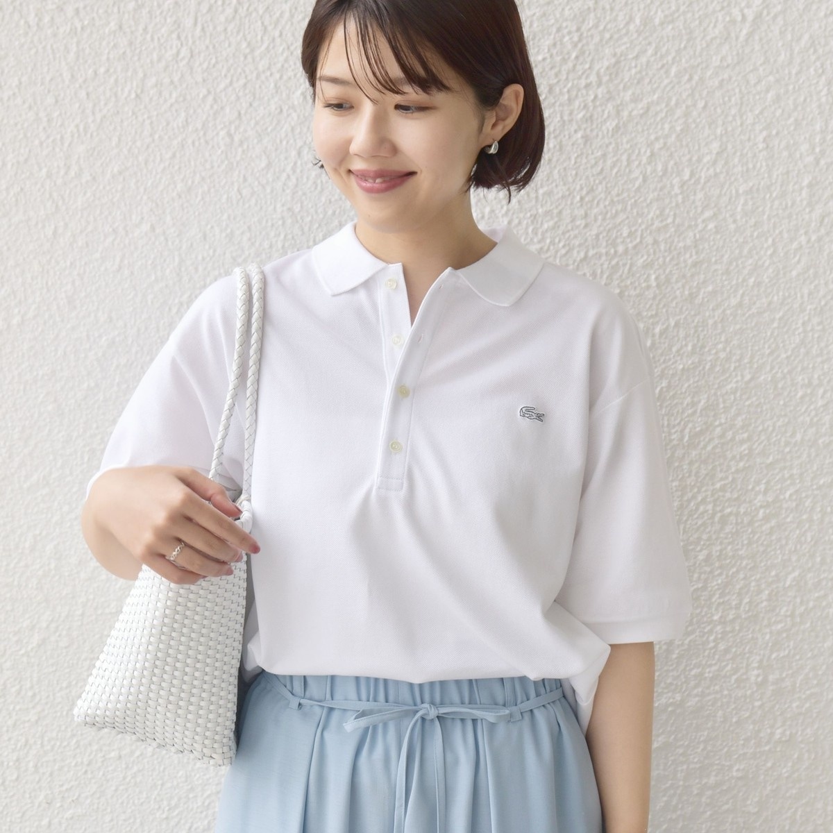 美品 ESTNATION別注 LACOSTE ドライタッチポロ SHIPS別注】LACOSTE:〈洗濯機可能〉ポロシャツ | シップス(SHIPS