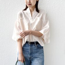 手洗い可能〉シアー タンブラー ポケット デザイン シャツ | シップス 