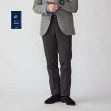 SHIPS:〈FUNCTION/手洗い可能〉コットン ノープリーツ 4WAY ストレッチ スラックス