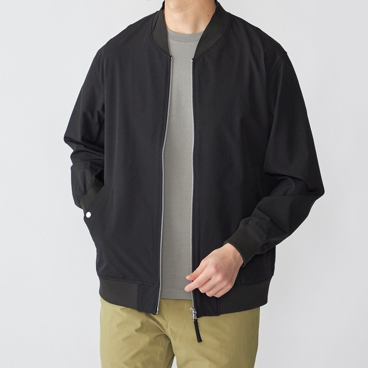 SHIPS:〈撥水〉Thinsulate 中綿 フーデッドパーカー ブルゾン