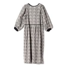 Soi-e:〈手洗い可能〉カット ドビー ジャカード ワンピース