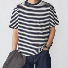 SHIPS: AUTHENTIC ボーダー Tシャツ ショートスリーブ