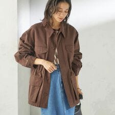 NINE CASE:〈洗濯機可能〉ミリタリー シャツ ジャケット