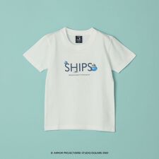 DQVIIR × SHIPS:100～140cm モンスターコラボ ロゴ Tシャツ〈KIDS〉