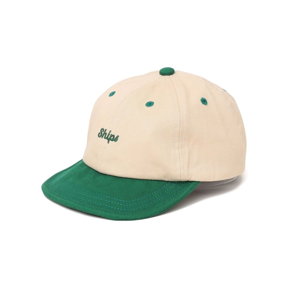 SHIPS KIDS:ベビー コットン ツイル 刺繍 キャップ