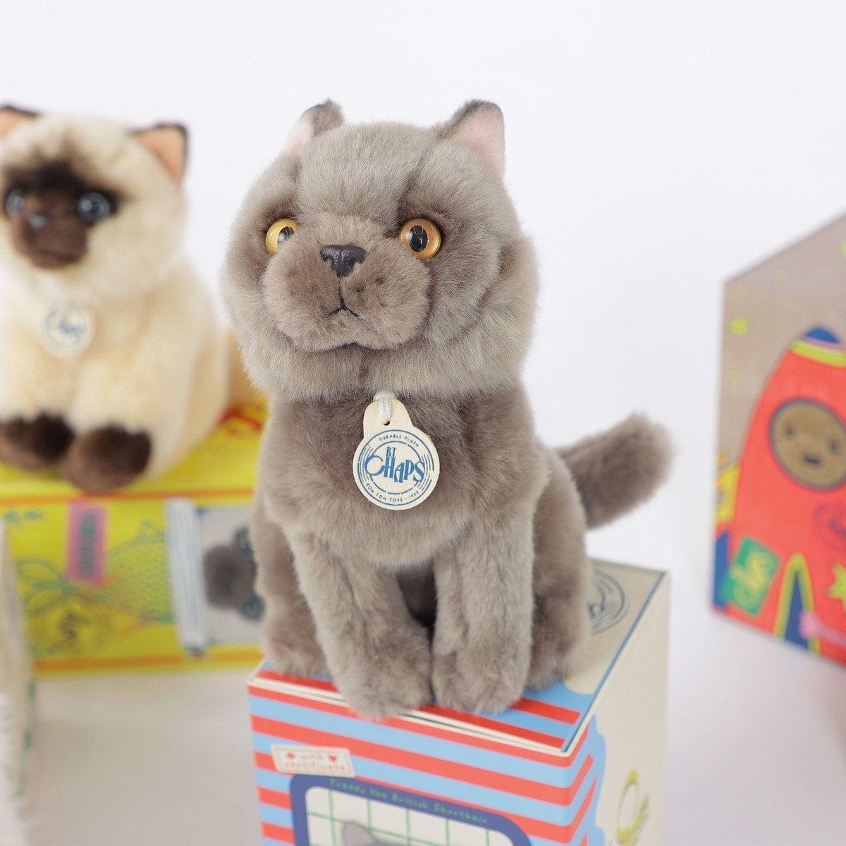 [�}���C]BON TON TOYS:B.T. CHAPS :DOG&CAT �ʂ������/�V�b�v�X�iSHIPS�j �_�[�N�O���[