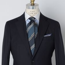 SHIPS: ヴィンテージ アーカイブ シルク メランジ ワイド ストライプ ネクタイ