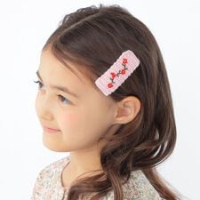 SHIPS KIDS: フラワー ニット ヘアピン