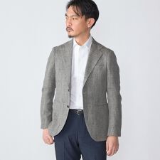 SHIPS: T.G.di Fabio ウール リネン ヘリンボーン ジャケット
