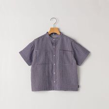 SHIPS KIDS:90cm /〈UVカット/吸水速乾〉ドライタッチ バンドカラー シャツ