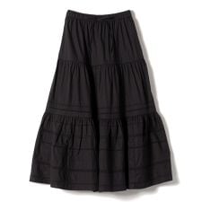 【SHIPS別注】Fanaka:〈手洗い可能〉ライン レース ティアード スカート