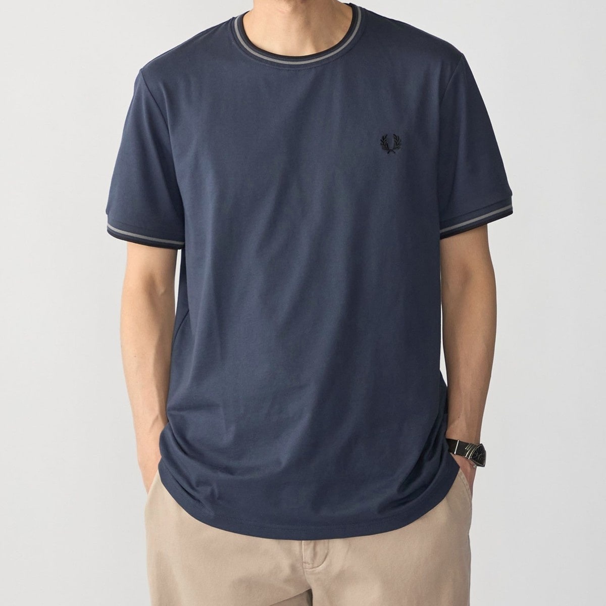 [�}���C]FRED PERRY: M1588V_TWIN TIPPED/�V�b�v�X�iSHIPS�j �R�o���g�u���[
