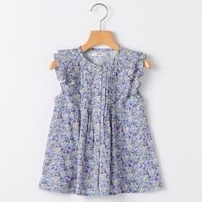 SHIPS KIDS:140cm / リバティ フリル ブラウス