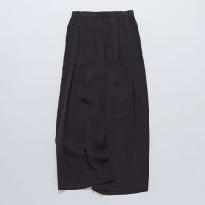 AMOMENTO: CUPRO 2TUCK WIDE PANTS