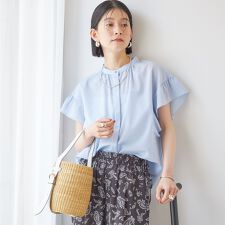 予約》【実力派ベーシック】〈接触冷感/洗濯機可能〉SUUSUU フリル 
