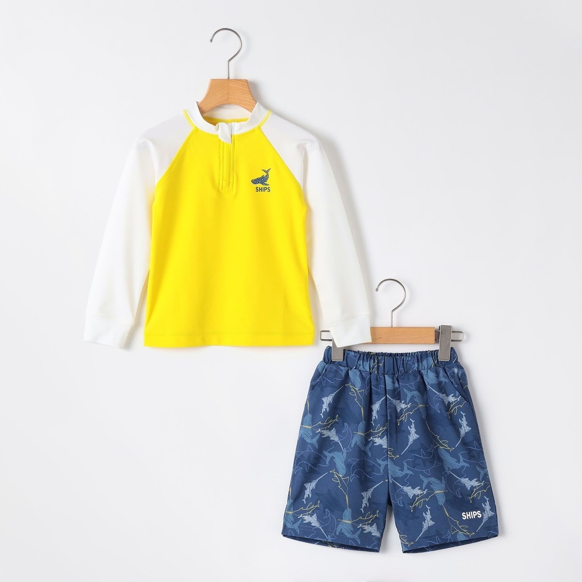 浦和レッズビブス イエロー 4枚セット SHIPS KIDS:110～150cm / 〈UVカット〉ラッシュガード スイムショーツ