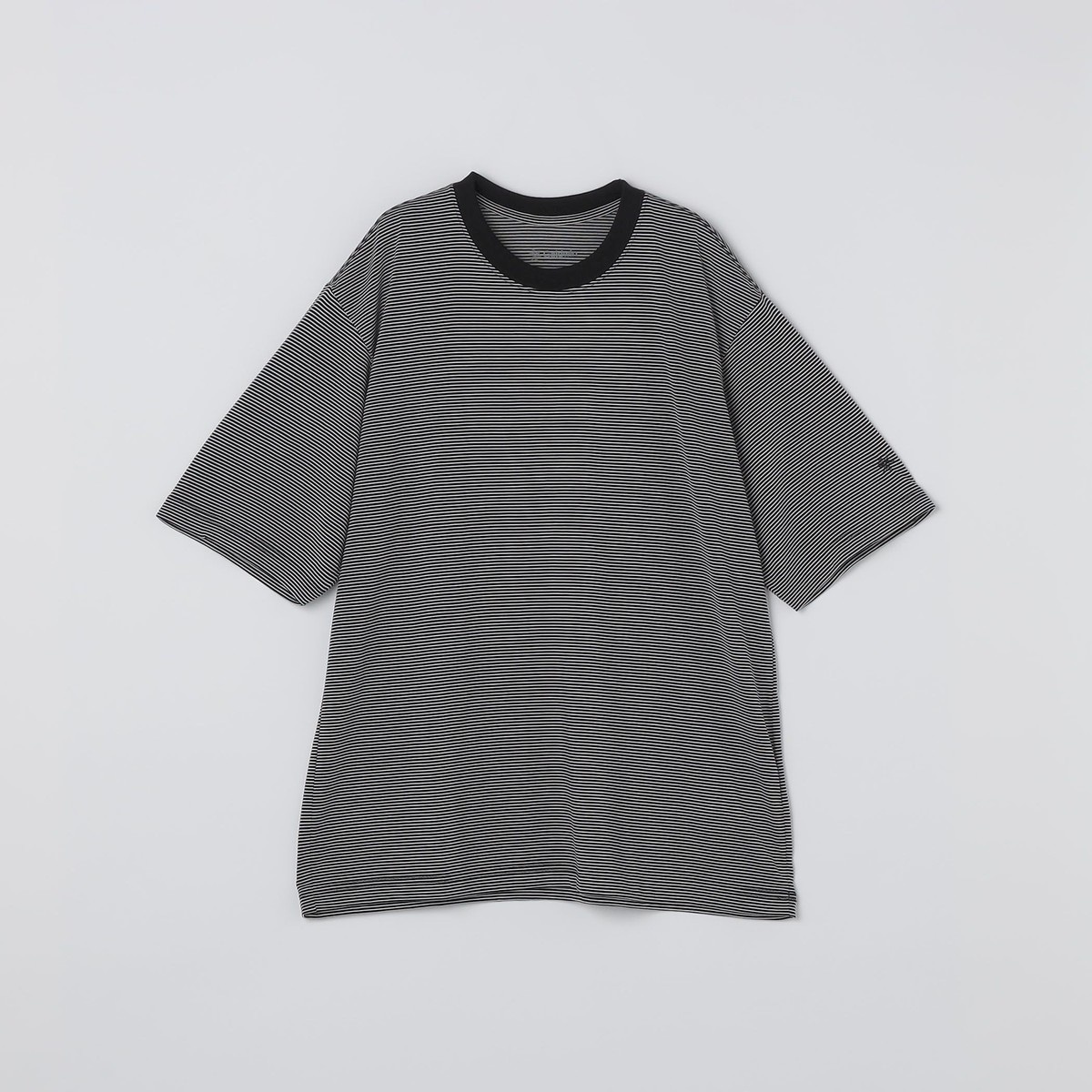 [�}���C]Goldwin: STRIPE WOOL/LYOCELL TEE/�V�b�v�X�iSHIPS�j �u���b�N