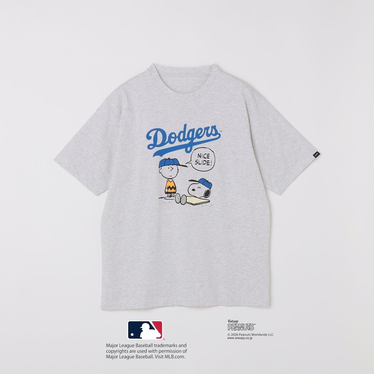 [�}���C]SHIPS: PEANUTS×MLB �v�����g T�V���c 26SS/�V�b�v�X�iSHIPS�j �I�t�z���C�g