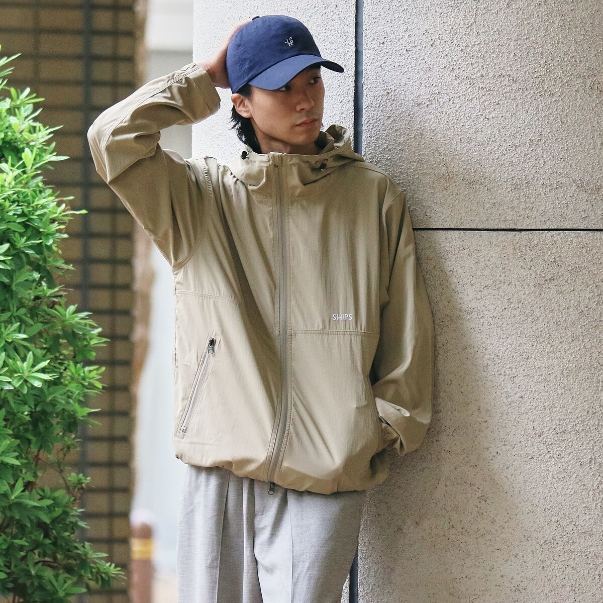 WEB限定】SHIPS:〈UVカット〉フーディー ジップ ジャケット | シップス