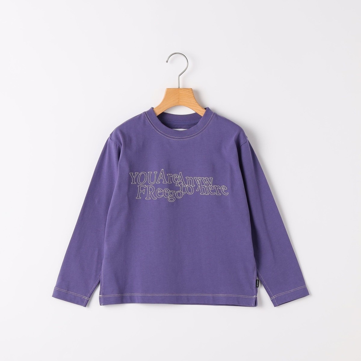 ARCH&LINE:100～145cm / ステッチ 刺繍 長袖 Tシャツ | シップス(SHIPS