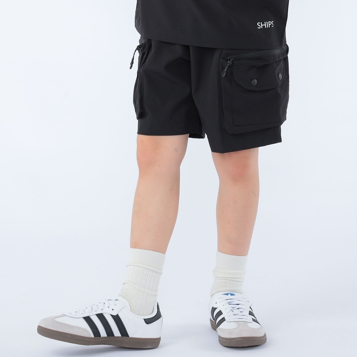 [�}���C]SHIPS KIDS:100�`130cm /�q���@�\�r�t�@���N�V���� �V���[�c/�V�b�v�X�iSHIPS�j �u���b�N