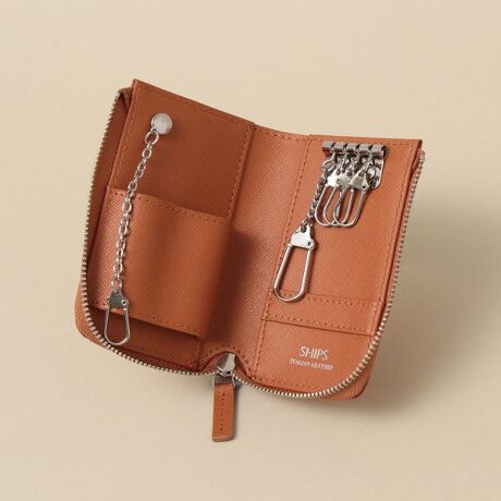 ｓｈｉｐｓ ｓａｆｆｉａｎｏ ｌｅａｔｈｅｒ イタリアンレザー キーケース シップス Ships ファッション通販 マルイウェブチャネル