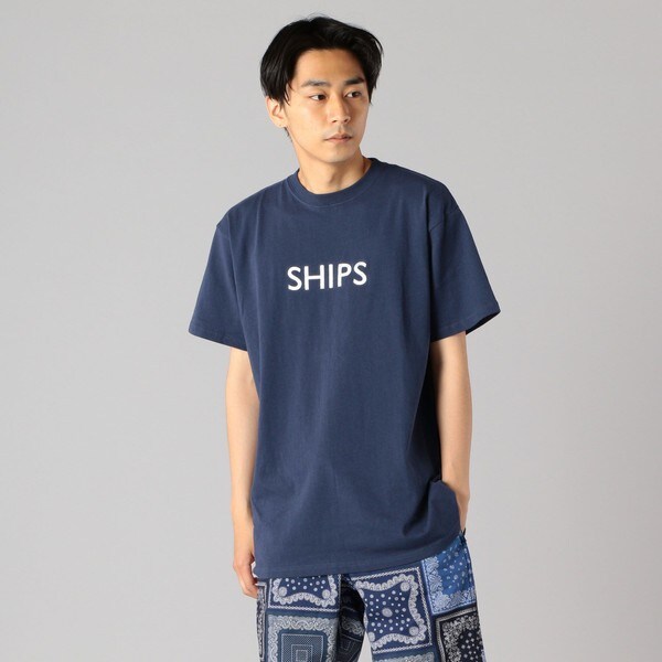 ＳＣ：【一部ＷＥＢ限定カラー】ＳＨＩＰＳロゴ エンブロイダリー Ｔ