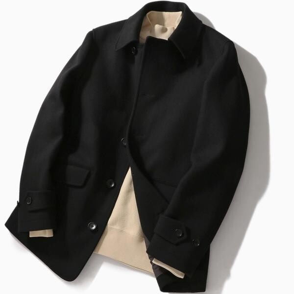 SC： スーパー140'S 100％WOOL メルトン シングル