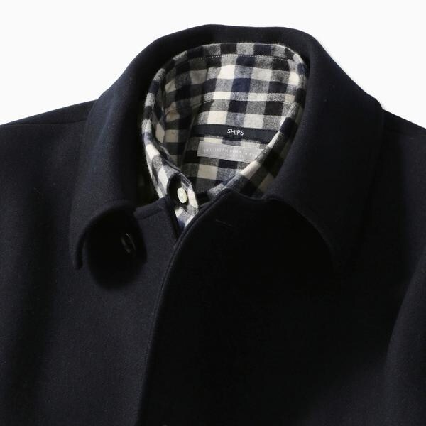 SHIPS スーパー140'S 100%WOOL メルトン シングル ピーコート Amazon | [シップス] スーパー140S 100%ウール メルトン