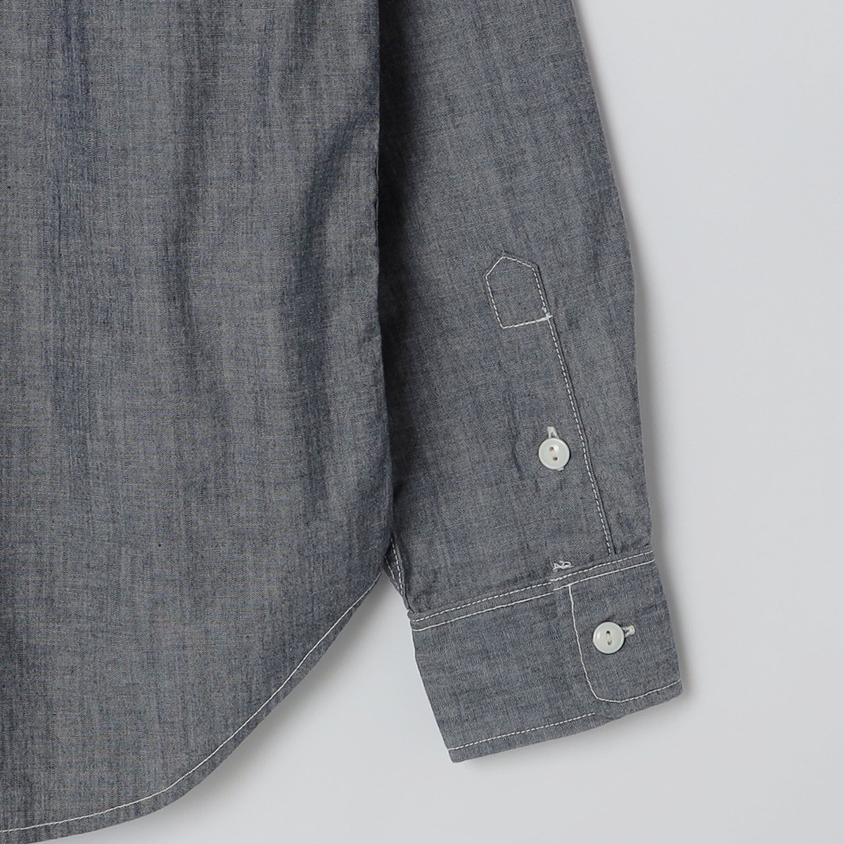 GROWN&SEWN: Chambray Work Shirt - Heritage Rinse | シップス(SHIPS