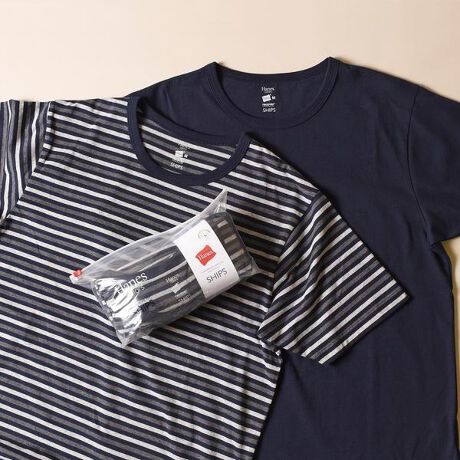 ｈａｎｅｓ ｓｈｉｐｓ 別注 ｃｏｌｏｒｓ ｒｅｃｏｖｅｒ ｒ クルーネックｔシャツ ｂｏ シップス Ships ファッション通販 マルイウェブチャネル