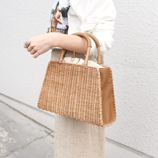 SHIPS別注　The Bagmati かごバッグ　バスケット　ザバグマティ The Bagmati（ザバグマティ）の「BAGMATI:バスケット M◇（かご