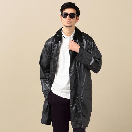 BARBOUR： 別注 パッカブル ナイロン BORDER（ボーダー  