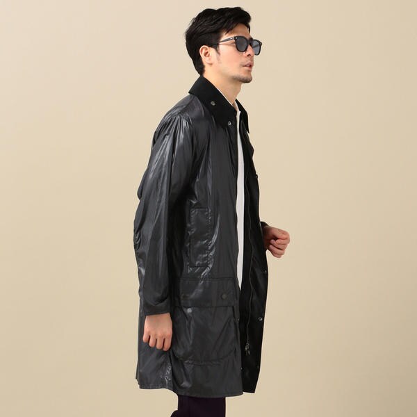 BARBOUR： 別注 パッカブル ナイロン BORDER（ボーダー