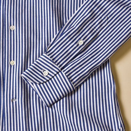 ｓｄ テレワーク対応可能 ａｌｂｉｎｉ社製生地 ジャージ ストライプ ワンピースカラー シャツ シップス Ships ファッション通販 マルイウェブチャネル