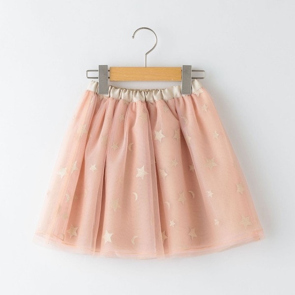 Bonpoint ♡ 星柄チュールスカート 12A スカート スターチュールスカート キッズ Bonpoint ♡ 星柄チュール