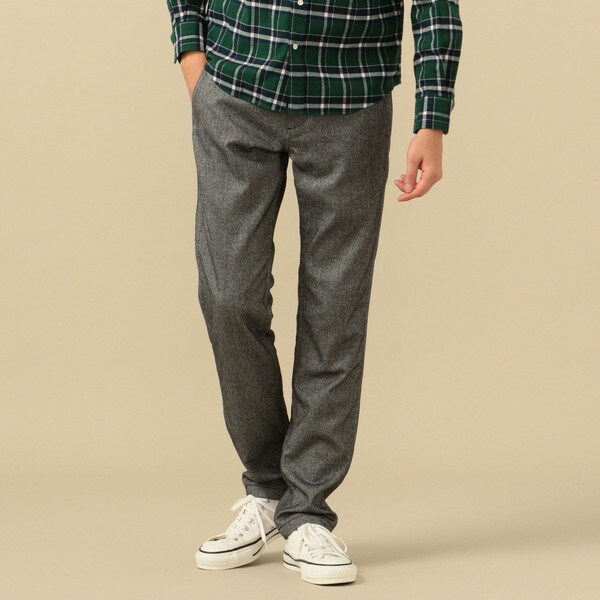 SHIPS：ウール/アンゴラテーパードチノパンツ 22FW/31 SHIPS： ウール テーパード チノパンツ | シップス(SHIPS